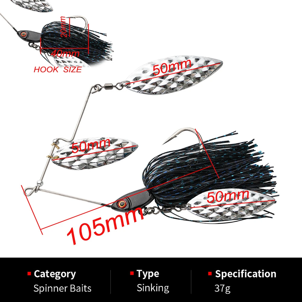Wholesale Tandem Spinnerbait Wholesale Tandem Spinnerbait