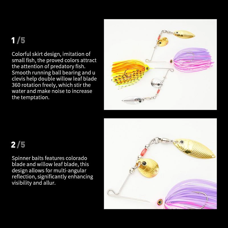 skirted spinnerbait with trailer keeper(001) skirted spinnerbait with trailer keeper(001)