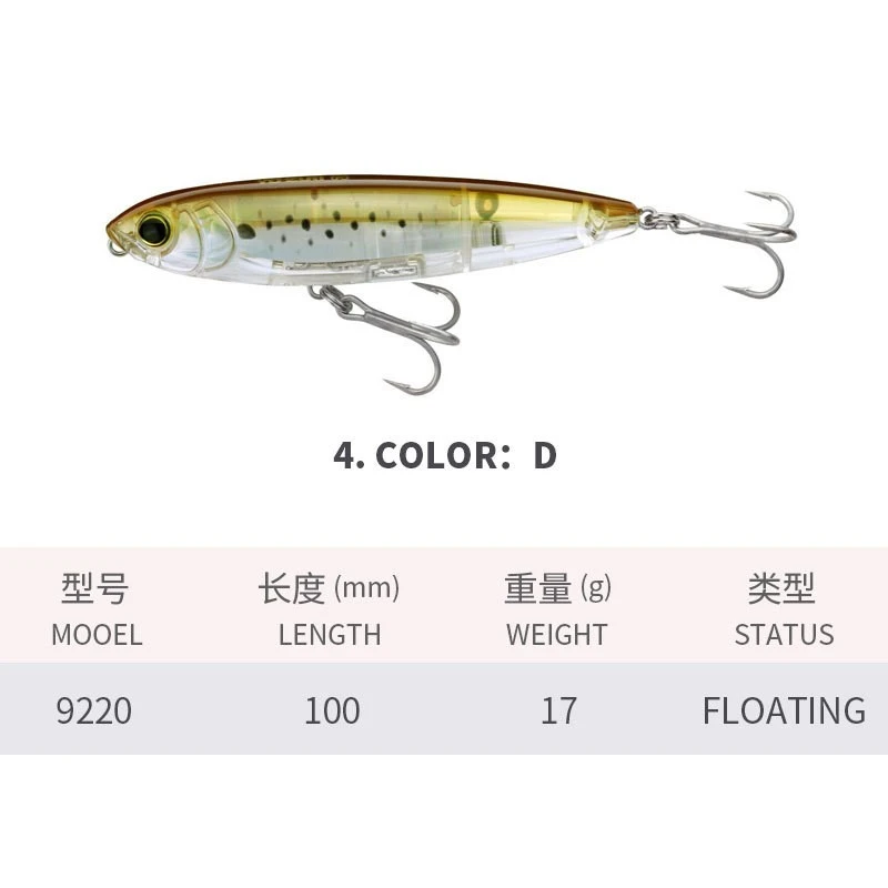 OEM Pencil Lures Bass OEM Pencil Lures Bass