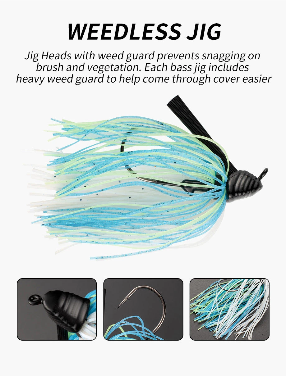 Football Bass Jig with 40 Hook Football Bass Jig with 40 Hook