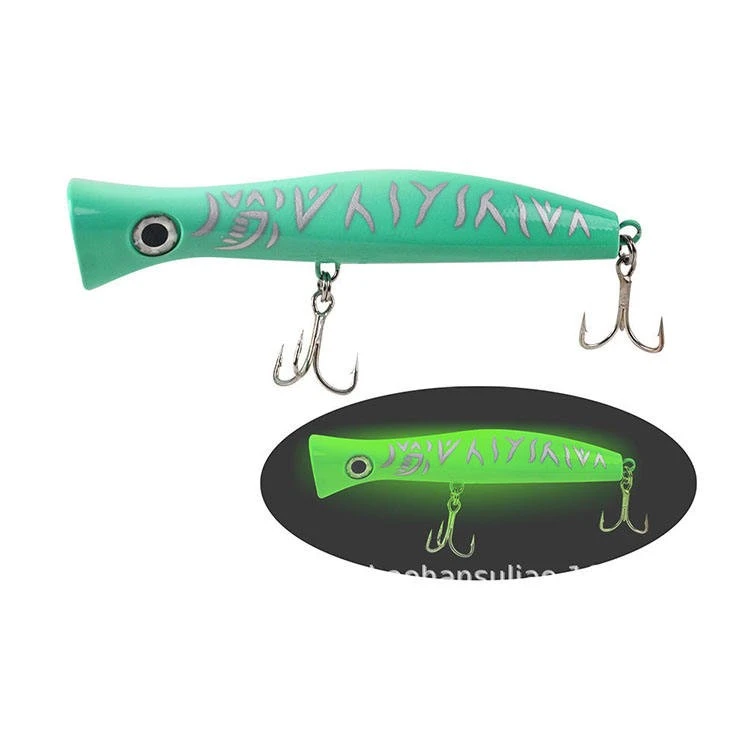 rattling saltwater popper with steel balls rattling saltwater popper with steel balls
