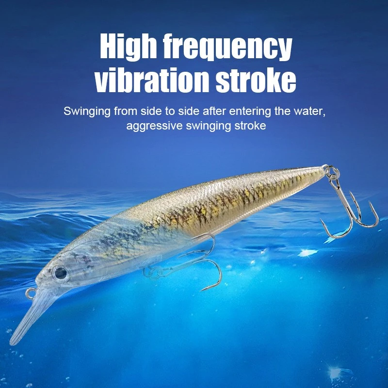 Realistic Minnow Lure floating action Realistic Minnow Lure floating action
