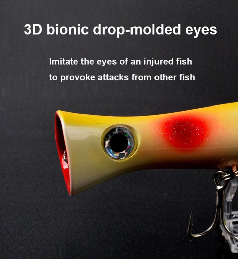 3D eye saltwater topwater popper lure(001) 3D eye saltwater topwater popper lure(001)