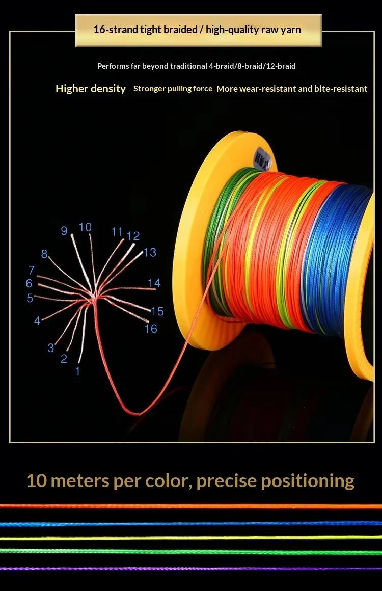 high strength PE braided line high strength PE braided line