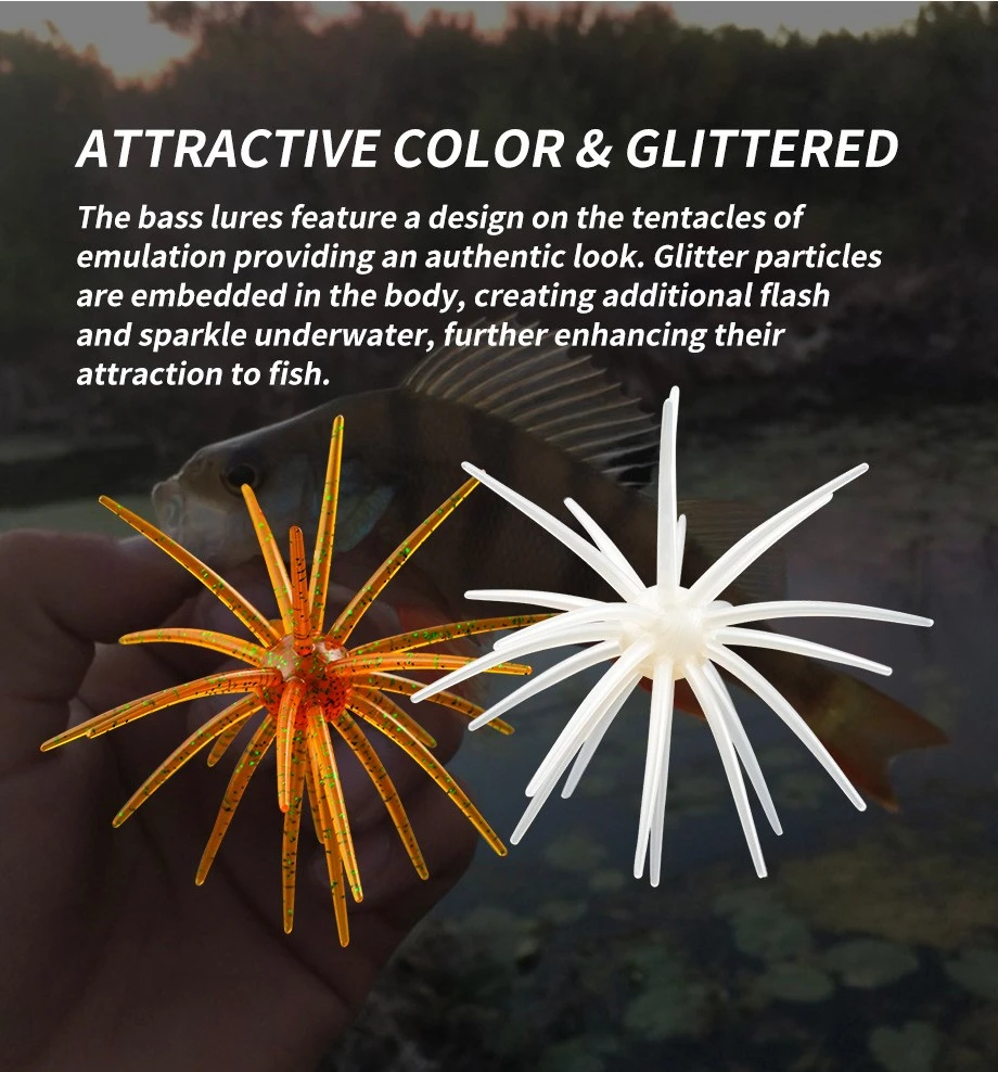 Custom Sea Urchin Soft Bait OEM manufacturer Custom Sea Urchin Soft Bait OEM manufacturer