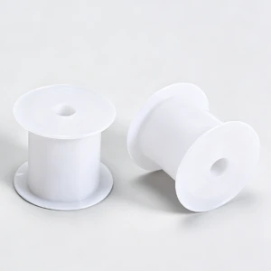 White Plastic Fishing Line Spool
