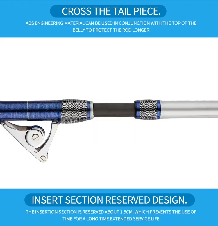 roller guide trolling rod roller guide trolling rod