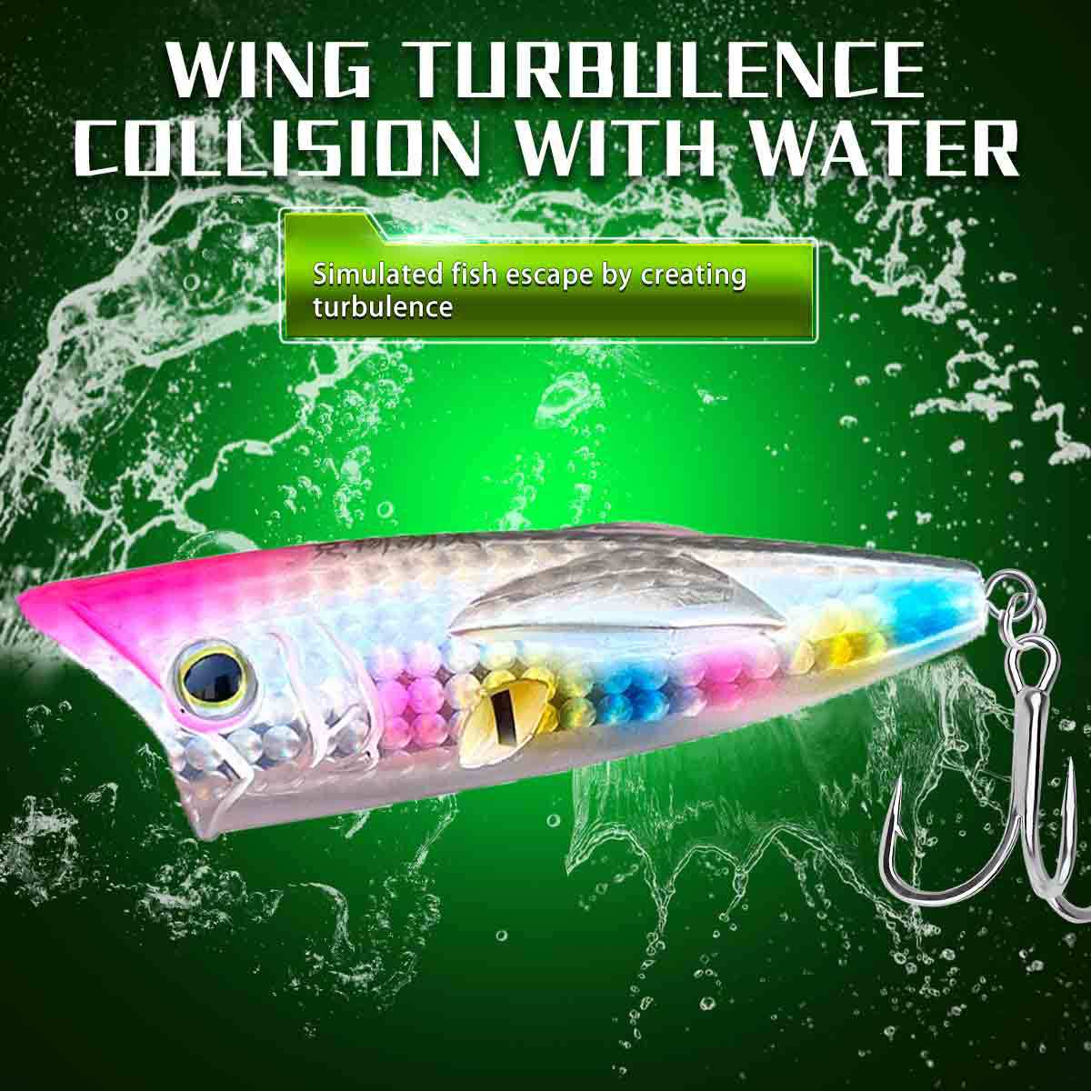 Top Water Pencil Popper streamlined baitfish body Top Water Pencil Popper streamlined baitfish body