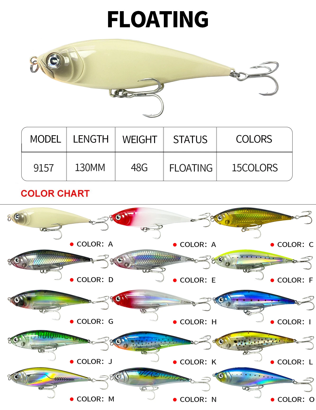 Wholesale Lure Pencil Topwater