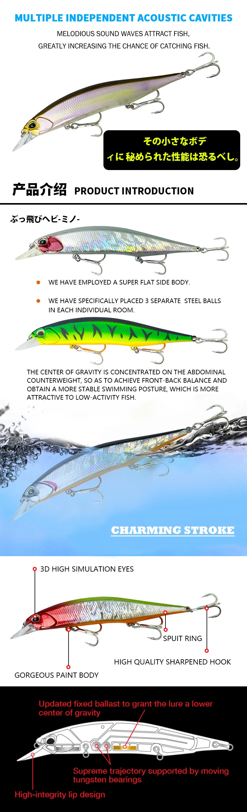 OEM Minnow Hard Bait OEM Minnow Hard Bait