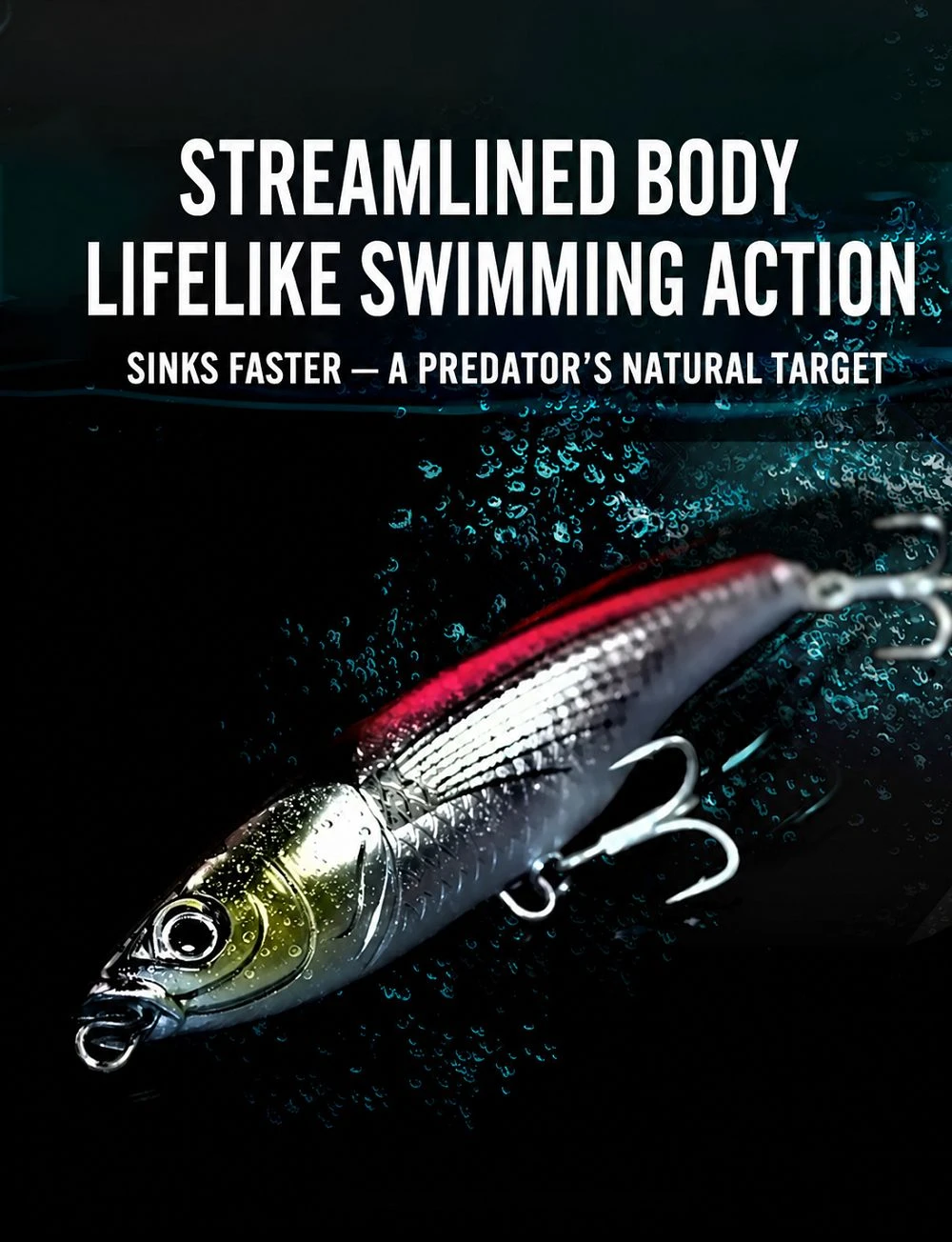Sinking Pencil Lure slow sinking action Sinking Pencil Lure slow sinking action