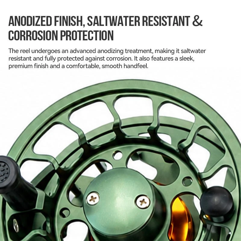 CNC aluminum salmon fly reel CNC aluminum salmon fly reel