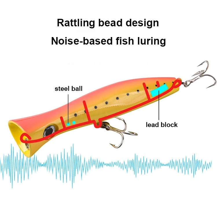 large mouth saltwater topwater popper lure large mouth saltwater topwater popper lure