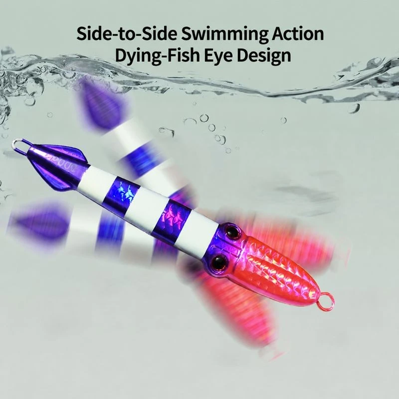 custom metal squid jig custom metal squid jig