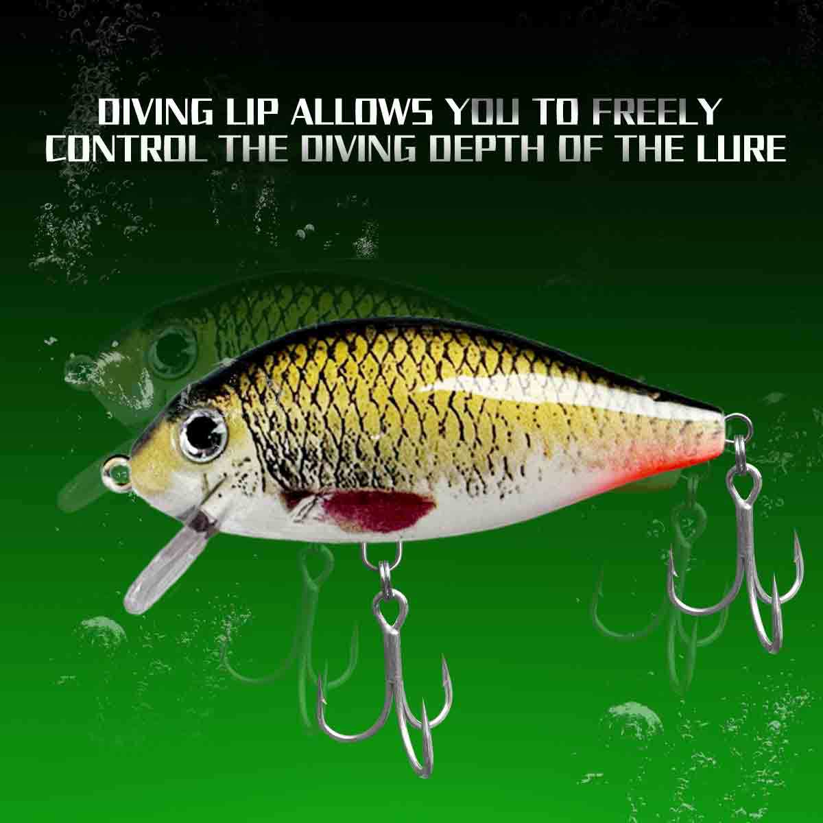 Floating Minnow Bait natural swimming action
