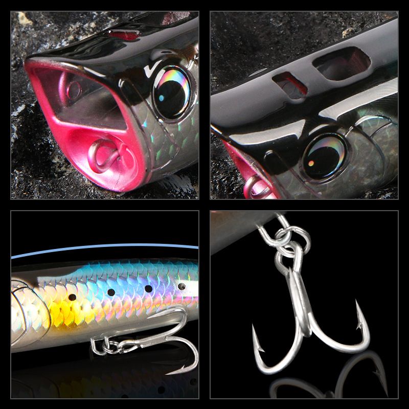 cupped mouth popper lure detail(001) cupped mouth popper lure detail(001)