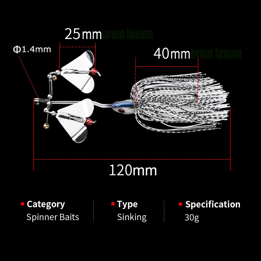 Custom Topwater Spinnerbait Custom Topwater Spinnerbait