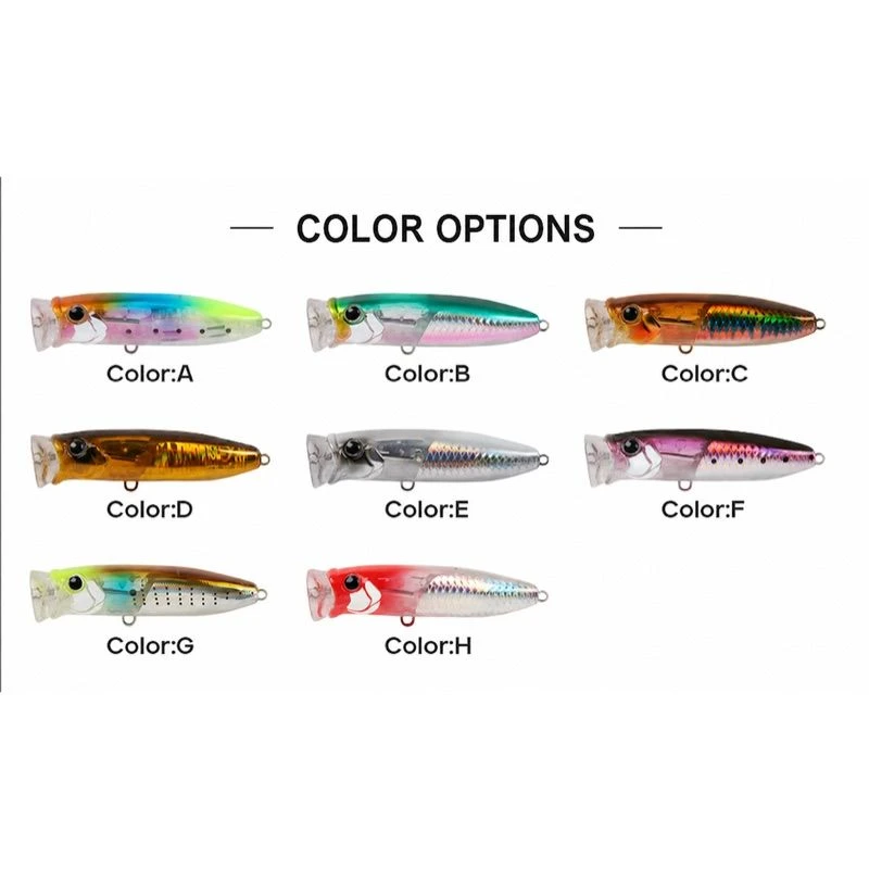 OEM small topwater popper 8 colors(001) OEM small topwater popper 8 colors(001)