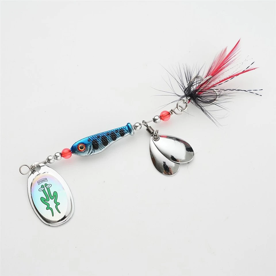 Custom Double Blade Inline Spinner