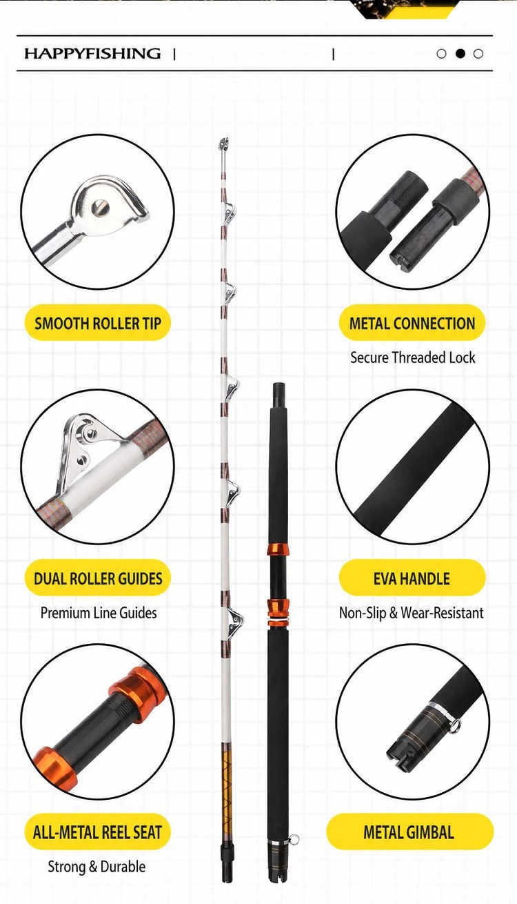 gimbal butt trolling rod gimbal butt trolling rod