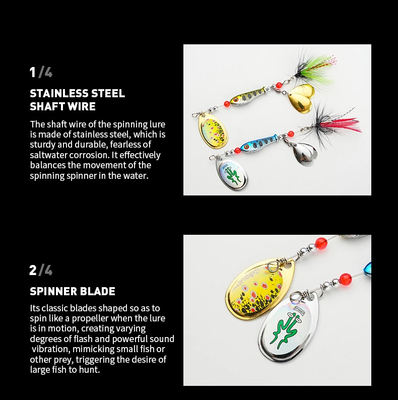 Double Blade Inline Spinner Blade