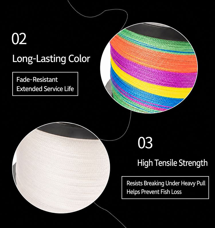 abrasion resistant braided PE line abrasion resistant braided PE line