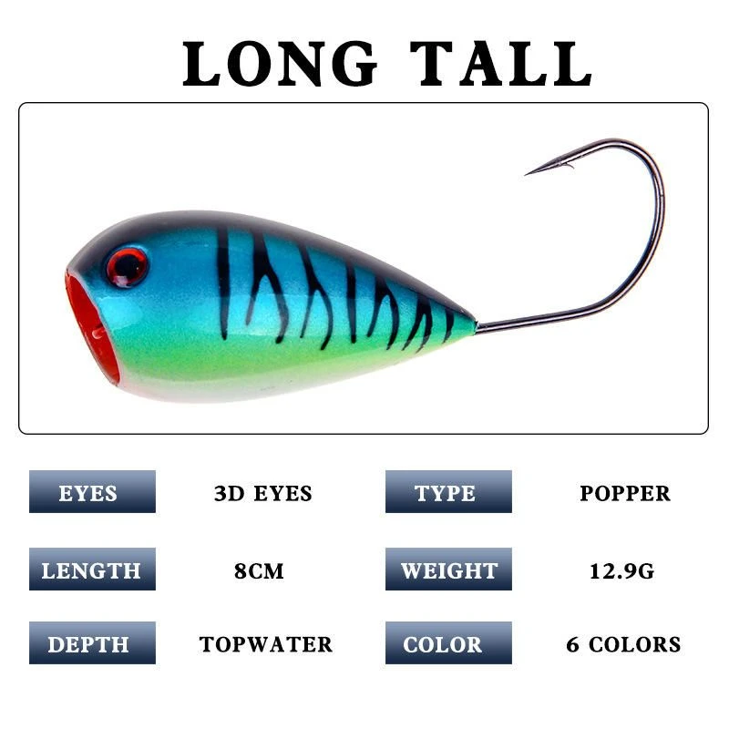 OEM single hook topwater lure(001) OEM single hook topwater lure(001)