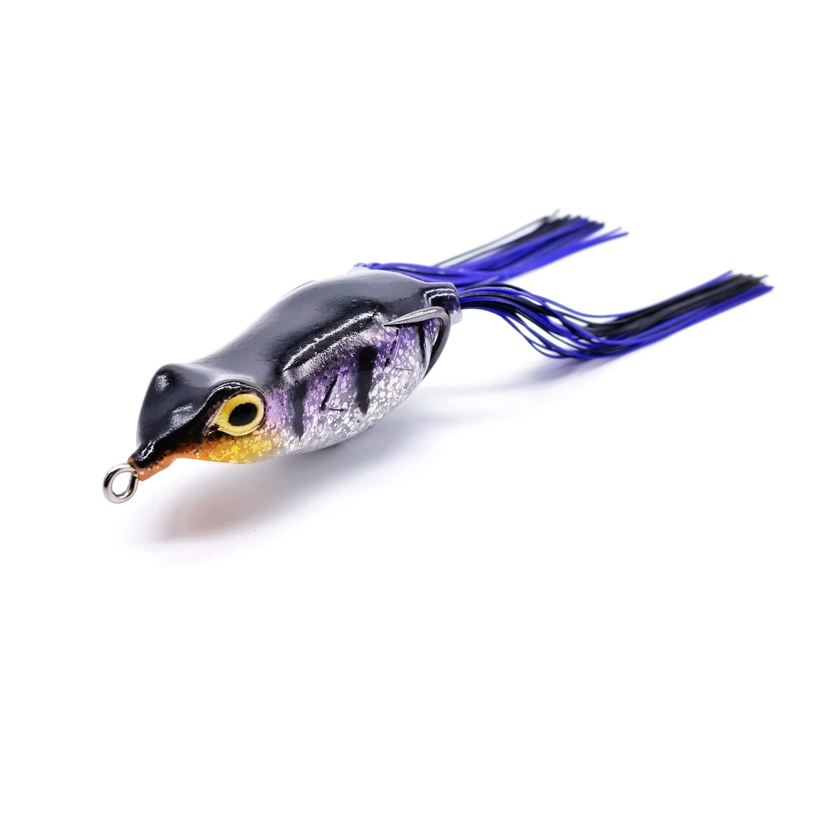 black purple hollow body frog lure black purple hollow body frog lure