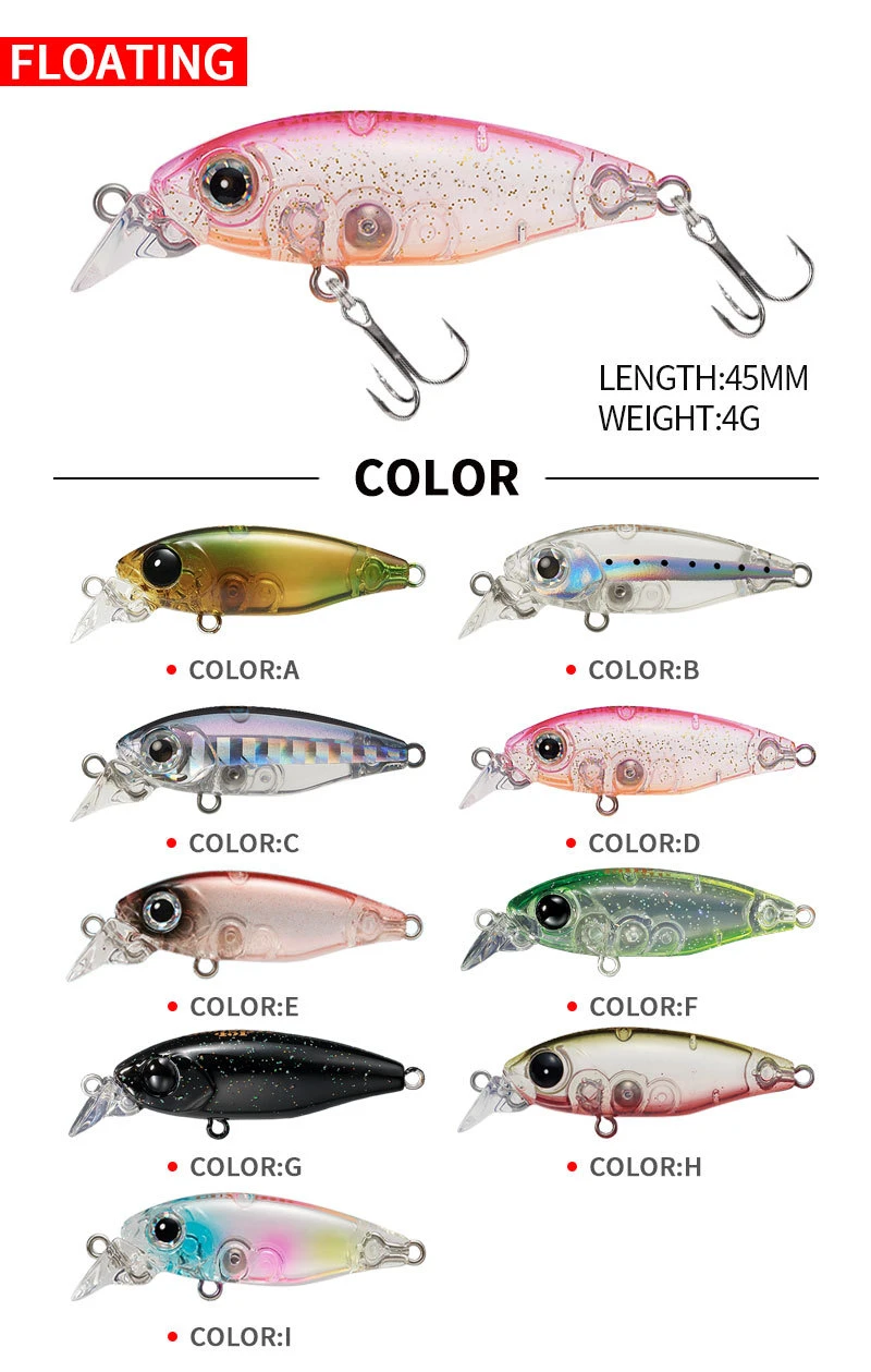 Wholesale Mini Minnow Lure Wholesale Mini Minnow Lure