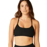 Spacedye Slim Racerback Yoga Sports Bra
