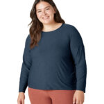 Plus Featherweight Morning Light Cropped Pullover