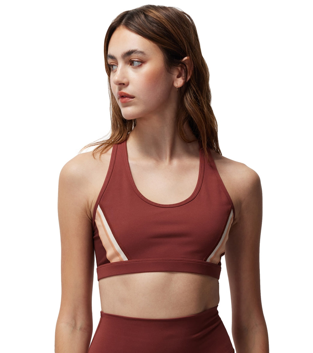 7269692112939-washedburgundy-1a.jpg Velo Dream Tech Eco Jersey Racerback Bra - Image 1