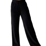 Wide Leg Brushed Rib Pant