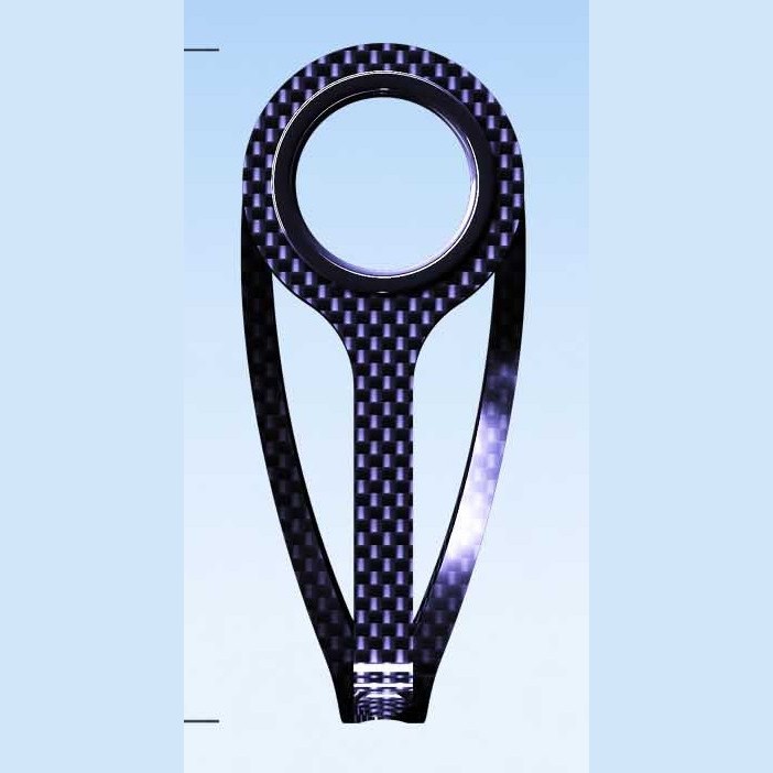 KR Carbon Guide (Tall Double-Foot Carbon Fiber Guide) - 2
