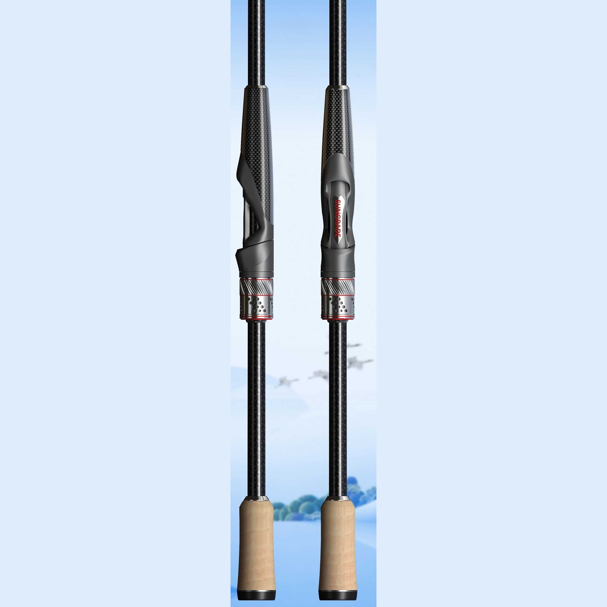 YT-04 Spinning Reel Seat (Carbon Fiber Injection Moulded)